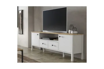 Thynor Tv-bänk 180 cm - Vit - Möbler - TV- & Mediamöbler - TV bänk & mediabänk