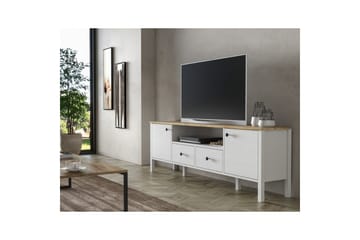 Thynor Tv-bänk 180 cm - Vit - Möbler - TV- & Mediamöbler - TV bänk & mediabänk