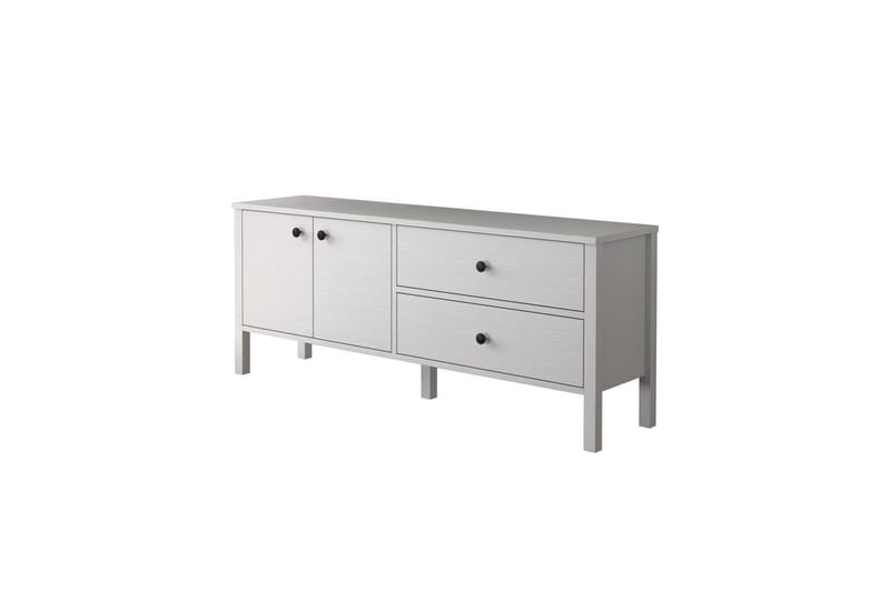 Ticoman Tv-bänk 140 cm, Natur/Vit