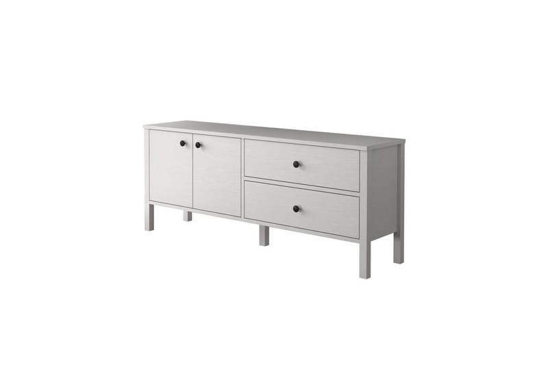 Ticoman Tv-bänk 140 cm, Natur/Vit