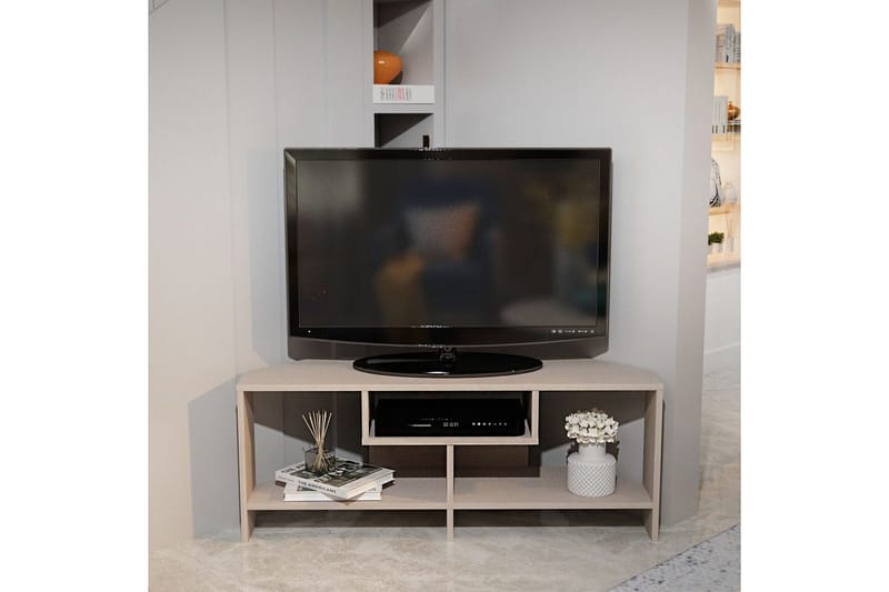 Torlin Tv-bänk 120 cm - Beige - Möbler - TV- & Mediamöbler - TV bänk & mediabänk