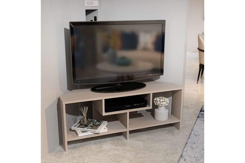 Torlin Tv-bänk 120 cm - Beige - Möbler - TV- & Mediamöbler - TV bänk & mediabänk