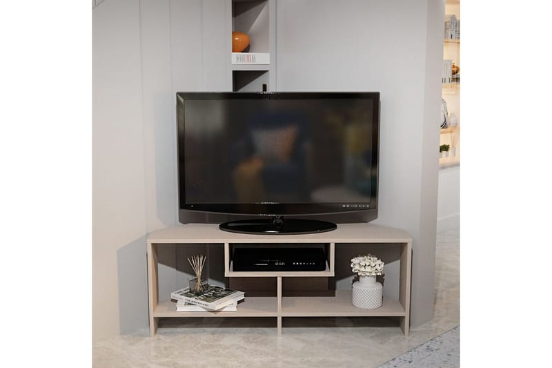 Torlin Tv-bänk 120 cm - Beige - Möbler - TV- & Mediamöbler - TV bänk & mediabänk
