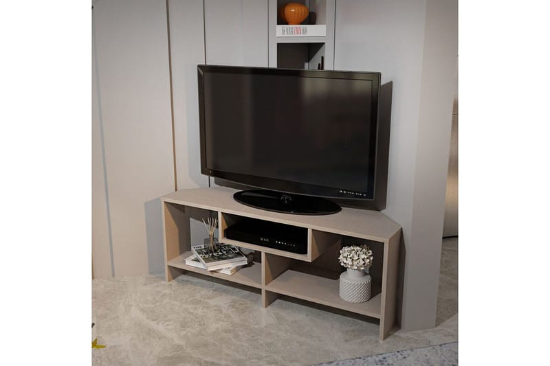 Torlin Tv-bänk 120 cm - Beige - Möbler - TV- & Mediamöbler - TV bänk & mediabänk