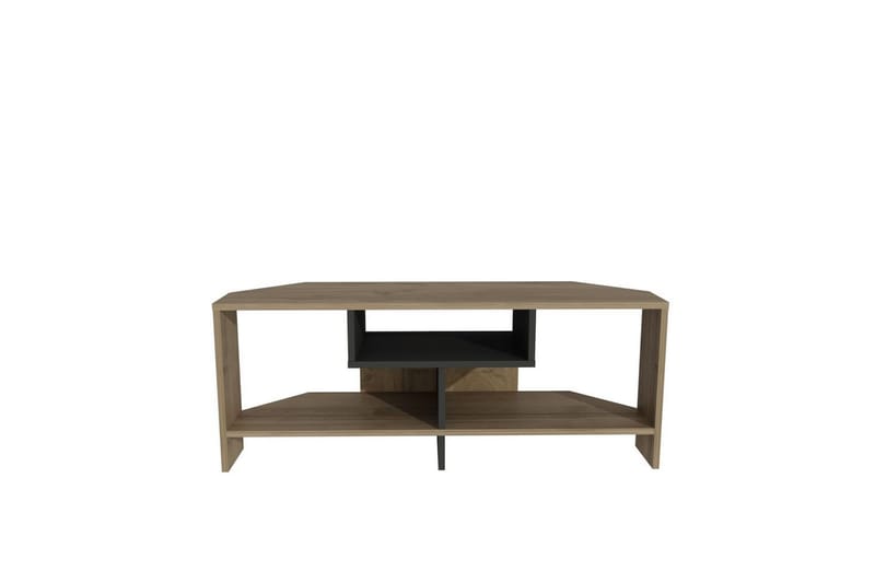 Torlin Tv-bänk 120 cm, Valnöt/Vit