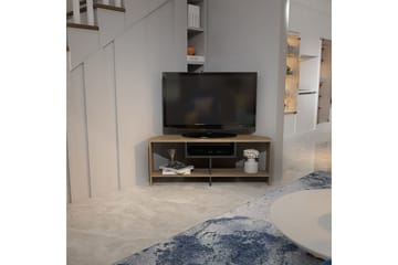 Torlin Tv-bänk 120 cm - Valnöt/Vit - Möbler - TV- & Mediamöbler - TV bänk & mediabänk