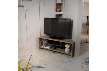 Torlin Tv-bänk 120 cm - Valnöt/Vit - Möbler - TV- & Mediamöbler - TV bänk & mediabänk
