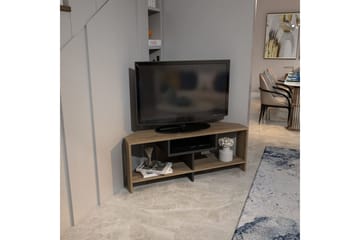Torlin Tv-bänk 120 cm - Valnöt/Vit - Möbler - TV- & Mediamöbler - TV bänk & mediabänk