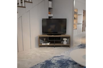 Torlin Tv-bänk 120 cm - Valnöt/Vit - Möbler - TV- & Mediamöbler - TV bänk & mediabänk