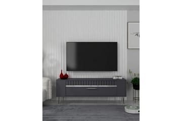 Tovren Tv-bänk 120 cm - Antracit/Silver - Möbler - TV- & Mediamöbler - TV bänk & mediabänk