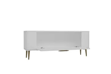 Tovren Tv-bänk 120 cm - Vit/Guld - Möbler - TV- & Mediamöbler - TV bänk & mediabänk