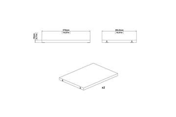 Trysil Hyllplan 37 cm - Brun - Förvaring - Hylla