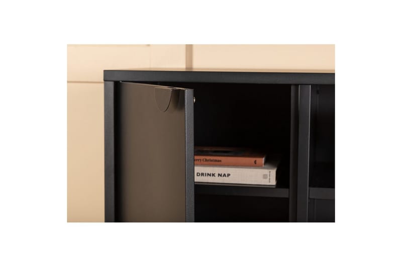 TV-bänk Piring - Svart - Möbler - TV- & Mediamöbler - TV bänk & mediabänk