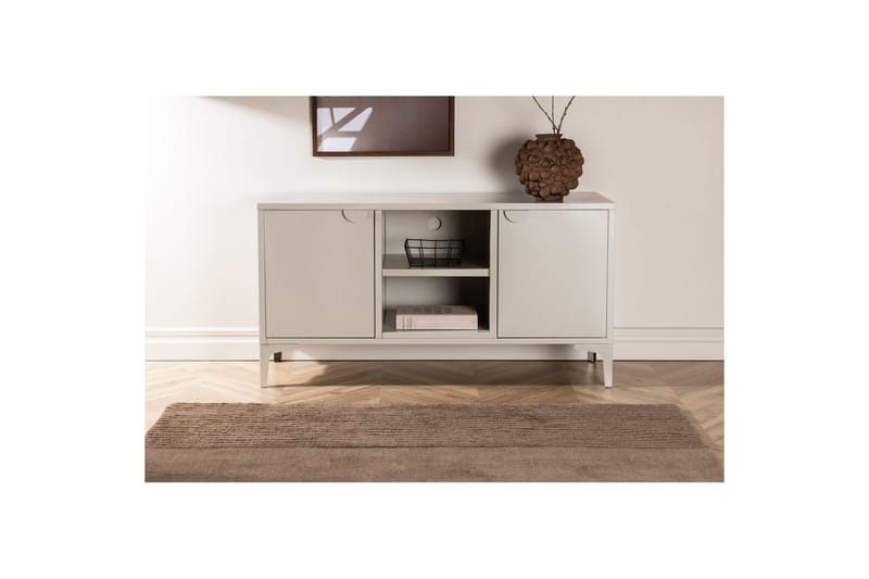 TV-bänk Piring - Beige - Möbler - TV- & Mediamöbler - Mediastativ & väggfäste - Tv-stativ & Tv-väggfäste