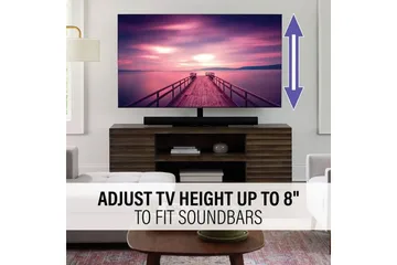 TV-bordsställ Sanus Svängbart Universal Upp till 86 - Svart - Möbler - TV- & Mediamöbler - Mediastativ & väggfäste - Tv-stativ & Tv-väggfäste
