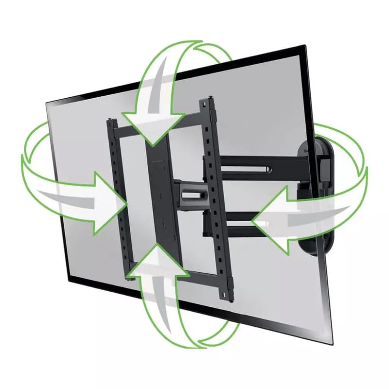 TV-Fäste Sanus 4D Max Vesa 400x400 32-65 Full Motion - Svart - Möbler - TV- & Mediamöbler - Mediastativ & väggfäste - Tv-stativ & Tv-väggfäste