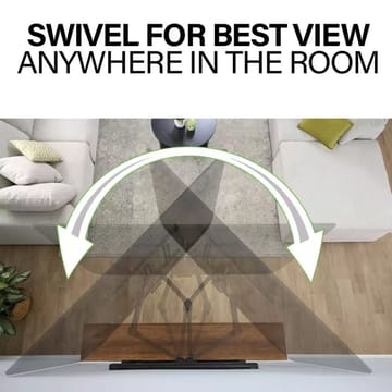 TV-Fäste Sanus 4D Max Vesa 600x400 42-90 Full Motion - Svart - Möbler - TV- & Mediamöbler - Mediastativ & väggfäste - Tv-stativ & Tv-väggfäste