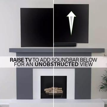 TV-Fäste Sanus 4D Max Vesa 600x400 42-90 Full Motion - Svart - Möbler - TV- & Mediamöbler - Mediastativ & väggfäste - Tv-stativ & Tv-väggfäste