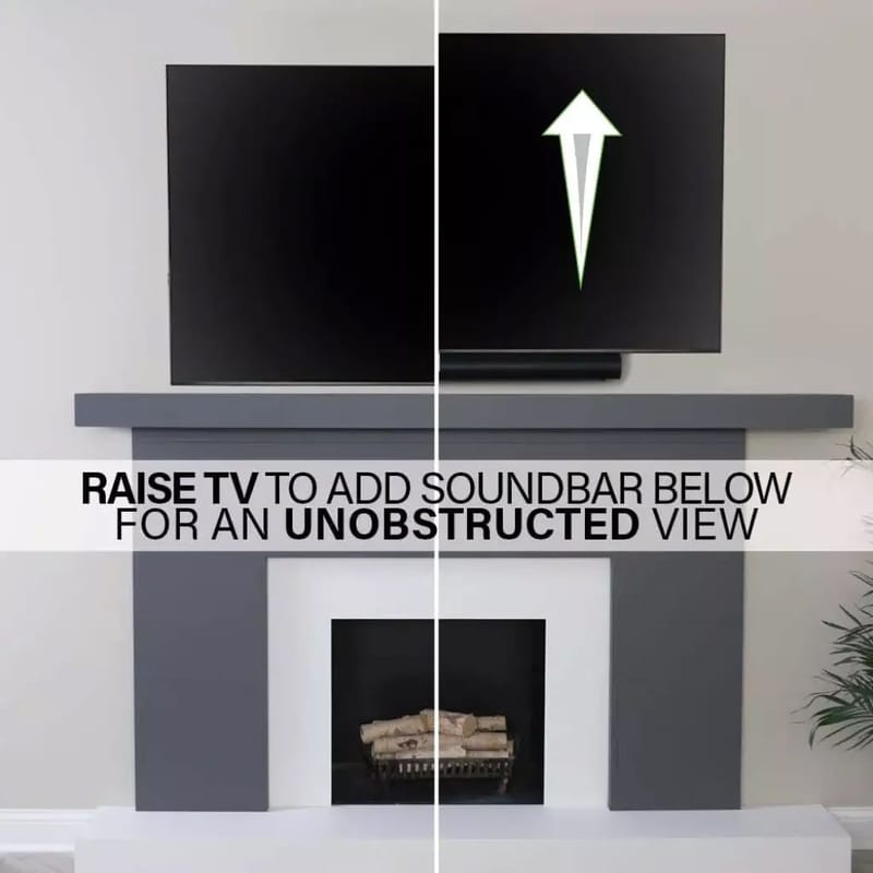 TV-Fäste Sanus 4D Max Vesa 600x400 42-90 Full Motion - Svart - Möbler - TV- & Mediamöbler - Mediastativ & väggfäste - Tv-stativ & Tv-väggfäste