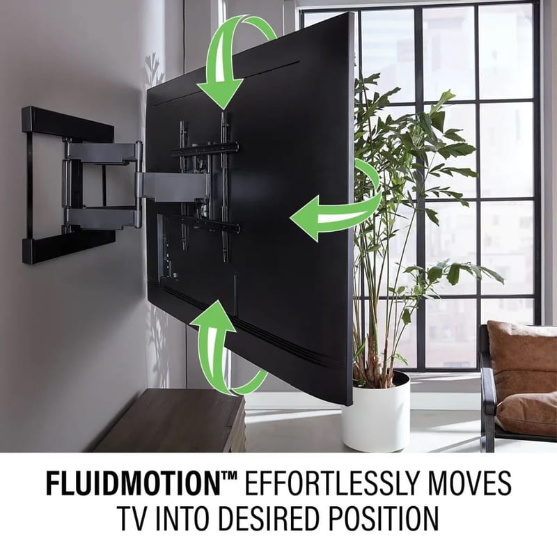 TV-Fäste Sanus Max Vesa 600x450 40-90 Full Motion - Svart - Möbler - TV- & Mediamöbler - Mediastativ & väggfäste - Tv-stativ & Tv-väggfäste