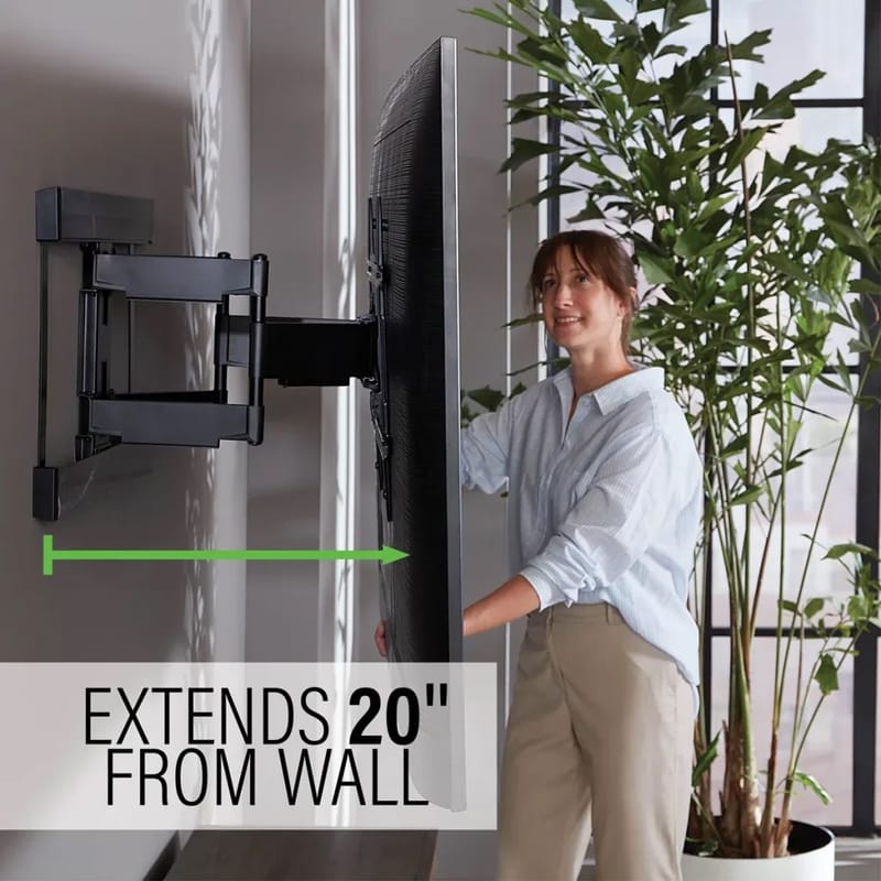 TV-Fäste Sanus Max Vesa 600x450 40-90 Full Motion - Svart - Möbler - TV- & Mediamöbler - Mediastativ & väggfäste - Tv-stativ & Tv-väggfäste