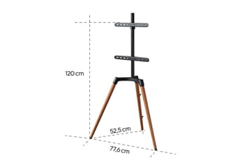 TV Golvstativ Hama Stafflidesign Upp till 65 - Beige||Svart - Möbler - TV- & Mediamöbler - Mediastativ & väggfäste - Tv-stativ & Tv-väggfäste