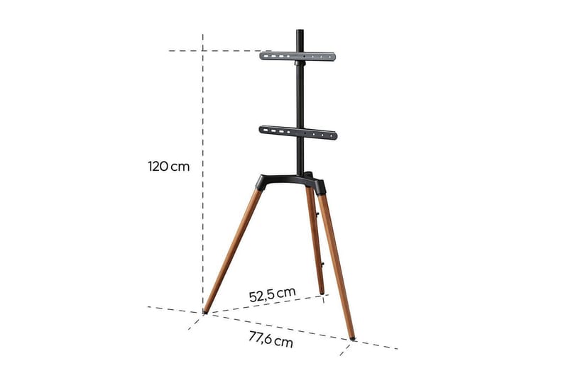 TV Golvstativ Hama Stafflidesign Upp till 65 - Beige||Svart - Möbler - TV- & Mediamöbler - Mediastativ & väggfäste - Tv-stativ & Tv-väggfäste