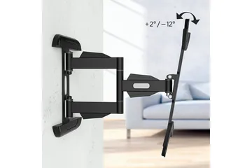 TV Väggfäste Hama VESA Full Motion Svart - Svart - Möbler - TV- & Mediamöbler - Mediastativ & väggfäste - Tv-stativ & Tv-väggfäste