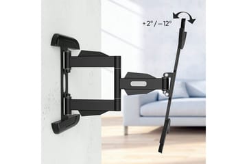 TV Väggfäste Hama VESA Full Motion Svart - Svart - Möbler - TV- & Mediamöbler - Mediastativ & väggfäste - Tv-stativ & Tv-väggfäste