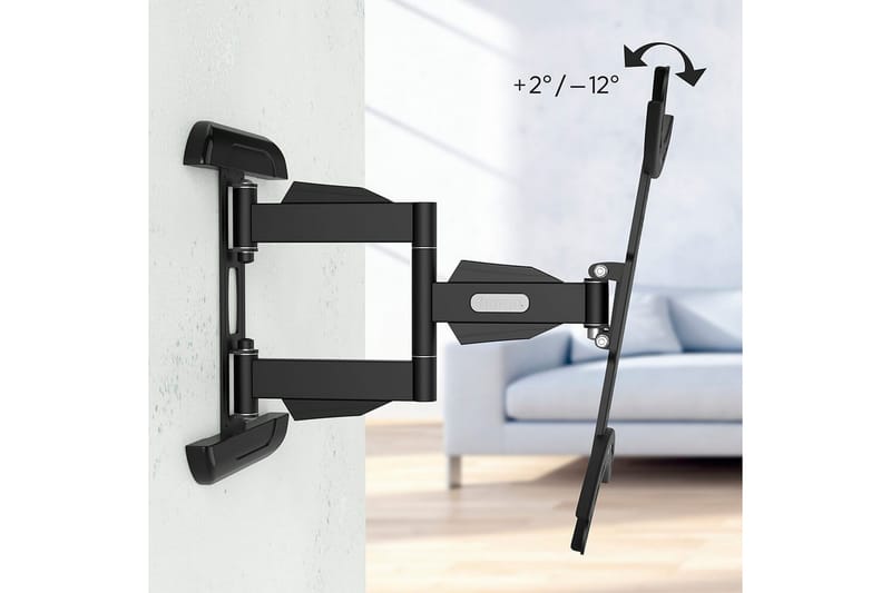 TV Väggfäste Hama VESA Full Motion Svart - Svart - Möbler - TV- & Mediamöbler - Mediastativ & väggfäste - Tv-stativ & Tv-väggfäste