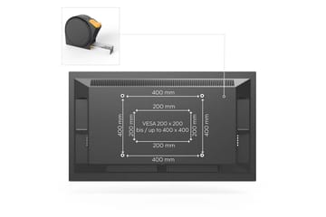 TV Väggfäste Hama VESA Full Motion Svart - Svart - Möbler - TV- & Mediamöbler - Mediastativ & väggfäste - Tv-stativ & Tv-väggfäste
