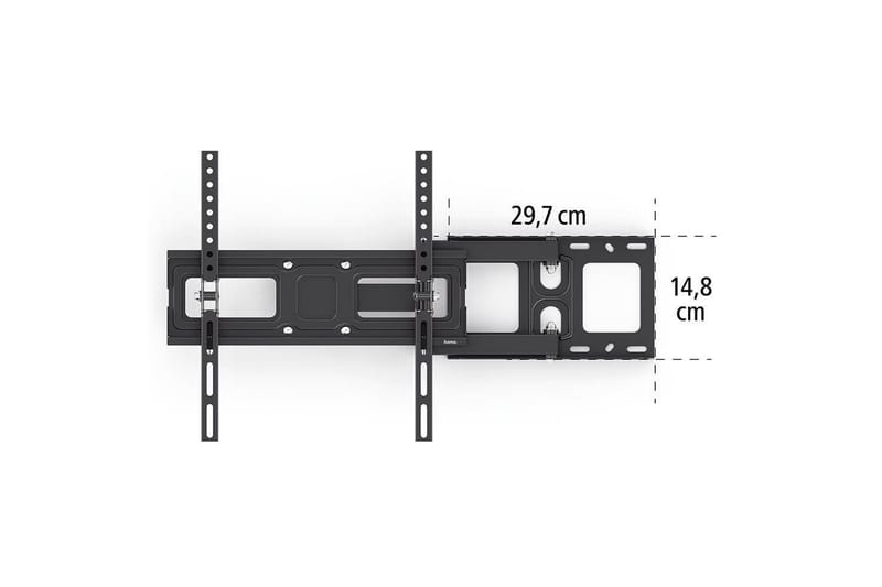 TV Väggfäste Hama VESA Full Motion Upp till 65 Max 35kg Svart - Möbler - TV- & Mediamöbler - Mediastativ & väggfäste - Tv-stativ & Tv-väggfäste