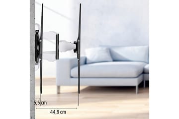 TV Väggfäste Hama VESA Full Motion Upp till 90 Svart - Möbler - TV- & Mediamöbler - Mediastativ & väggfäste - Tv-stativ & Tv-väggfäste