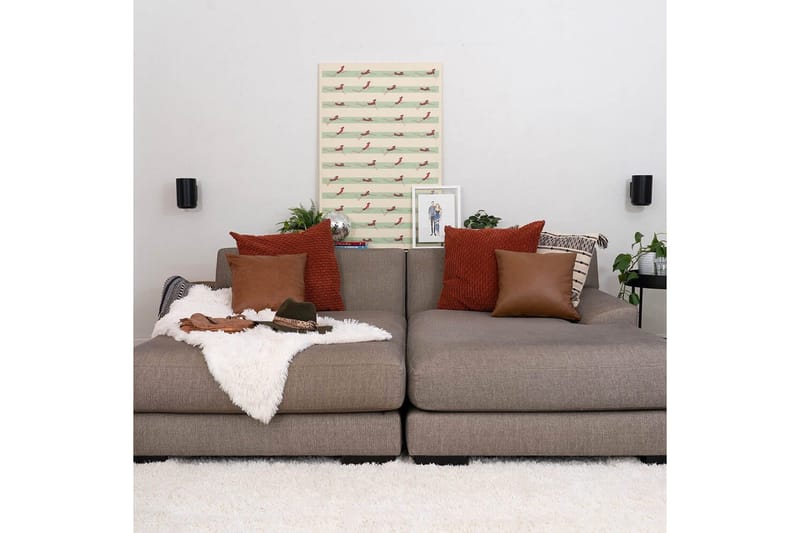 Väggfäste Sanus för Sonos Era 100 2 Delar - Svart - Möbler - TV- & Mediamöbler - Mediastativ & väggfäste - Högtalarstativ