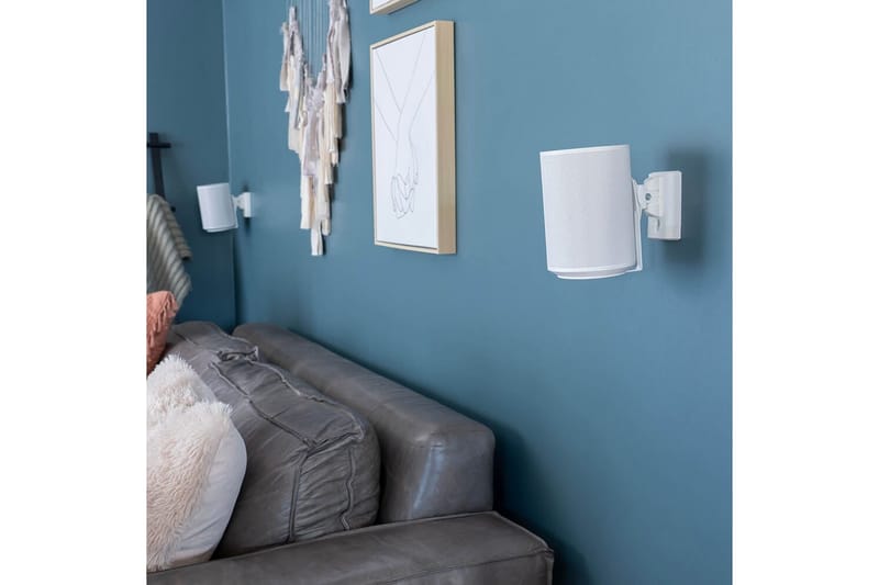 Väggfäste Sanus för Sonos Era 100 Vit - Vit - Möbler - TV- & Mediamöbler - Mediastativ & väggfäste - Högtalarstativ