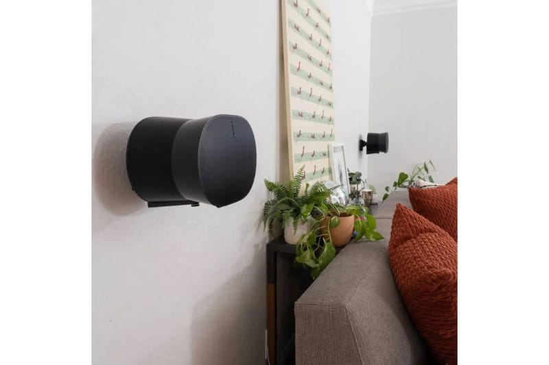 Väggfäste Sanus för Sonos Era 300 2 Delar Svart - Svart - Möbler - TV- & Mediamöbler - Mediastativ & väggfäste - Högtalarstativ