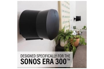 Väggfäste Sanus för Sonos Era 300 2 Delar Svart - Svart - Möbler - TV- & Mediamöbler - Mediastativ & väggfäste - Högtalarstativ