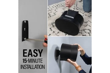Väggfäste Sanus för Sonos Era 300 2 Delar Svart - Svart - Möbler - TV- & Mediamöbler - Mediastativ & väggfäste - Högtalarstativ