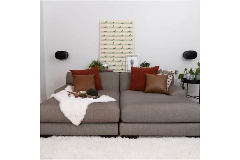 Väggfäste Sanus för Sonos Era 300 2 Delar - Svart - Möbler - TV- & Mediamöbler - Mediastativ & väggfäste - Högtalarstativ