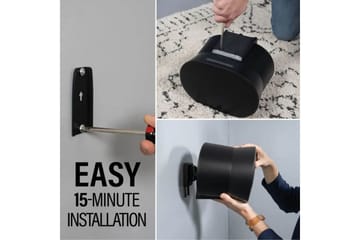 Väggfäste Sanus för Sonos Era 300 2 Delar - Svart - Möbler - TV- & Mediamöbler - Mediastativ & väggfäste - Högtalarstativ