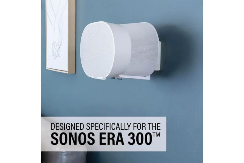 Väggfäste Sanus för Sonos Era 300 2 Delar Vit - Vit - Möbler - TV- & Mediamöbler - Mediastativ & väggfäste - Högtalarstativ