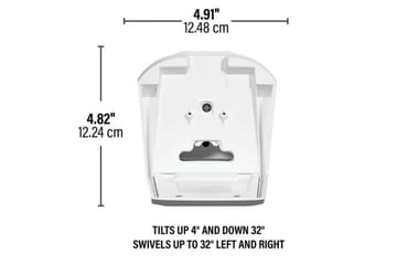 Väggfäste Sanus för Sonos Era 300 2 Delar - Vit - Möbler - TV- & Mediamöbler - Mediastativ & väggfäste - Högtalarstativ