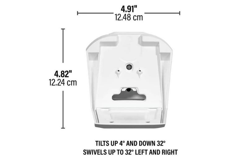 Väggfäste Sanus för Sonos Era 300 2 Delar - Vit - Möbler - TV- & Mediamöbler - Mediastativ & väggfäste - Högtalarstativ