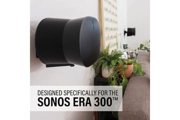 Väggfäste Sanus för Sonos Era 300 Svart - Svart - Möbler - TV- & Mediamöbler - Mediastativ & väggfäste - Högtalarstativ