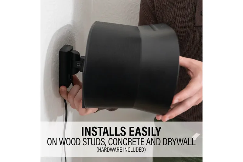 Väggfäste Sanus för Sonos Era 300 - Svart - Möbler - TV- & Mediamöbler - Mediastativ & väggfäste - Högtalarstativ