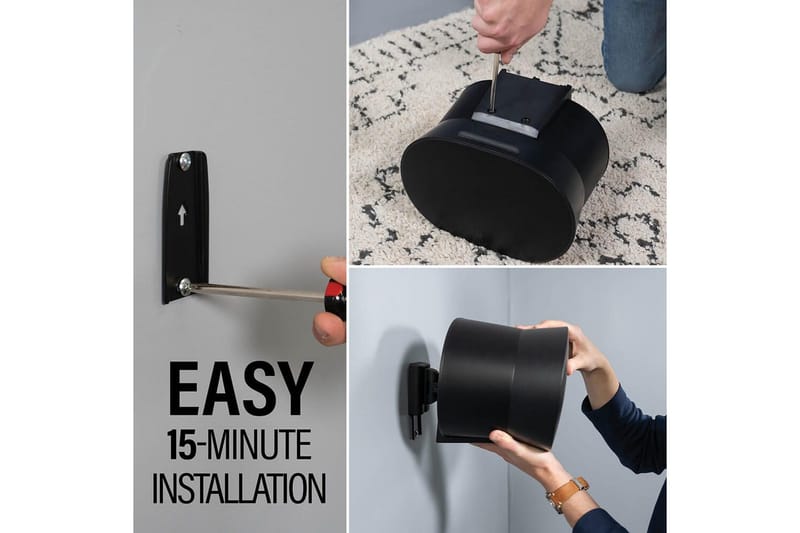 Väggfäste Sanus för Sonos Era 300 - Svart - Möbler - TV- & Mediamöbler - Mediastativ & väggfäste - Högtalarstativ