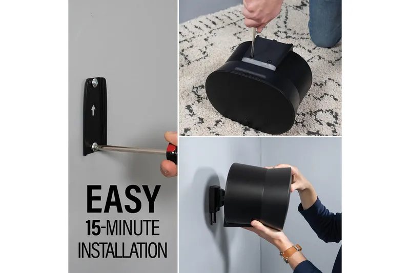 Väggfäste Sanus för Sonos Era 300 - Svart - Möbler - TV- & Mediamöbler - Mediastativ & väggfäste - Högtalarstativ