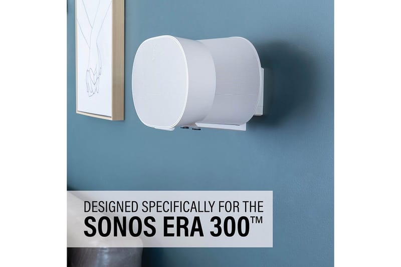 Väggfäste Sanus för Sonos Era 300 - Vit - Möbler - TV- & Mediamöbler - Mediastativ & väggfäste - Högtalarstativ