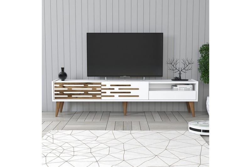 Valensiya Tv-bänk 180 cm - Vit - Möbler - TV- & Mediamöbler - TV bänk & mediabänk