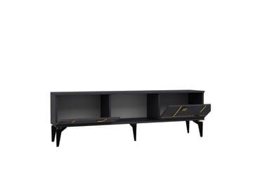 Varno Tv-bänk 150 cm - Antracit/Guld - Möbler - TV- & Mediamöbler - TV bänk & mediabänk